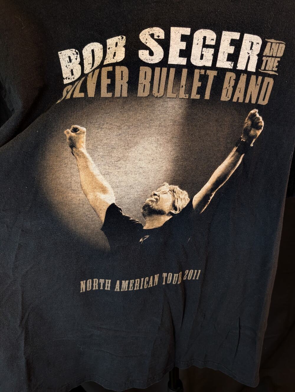 Bob Seger Silver Bullet Band 2011 North American Tour Concert T-Shirt XL